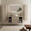 Mueble de baño sobre encimera Bequia Plus suspendido 2 cajones 4 huecos natural 120cm de Salgar